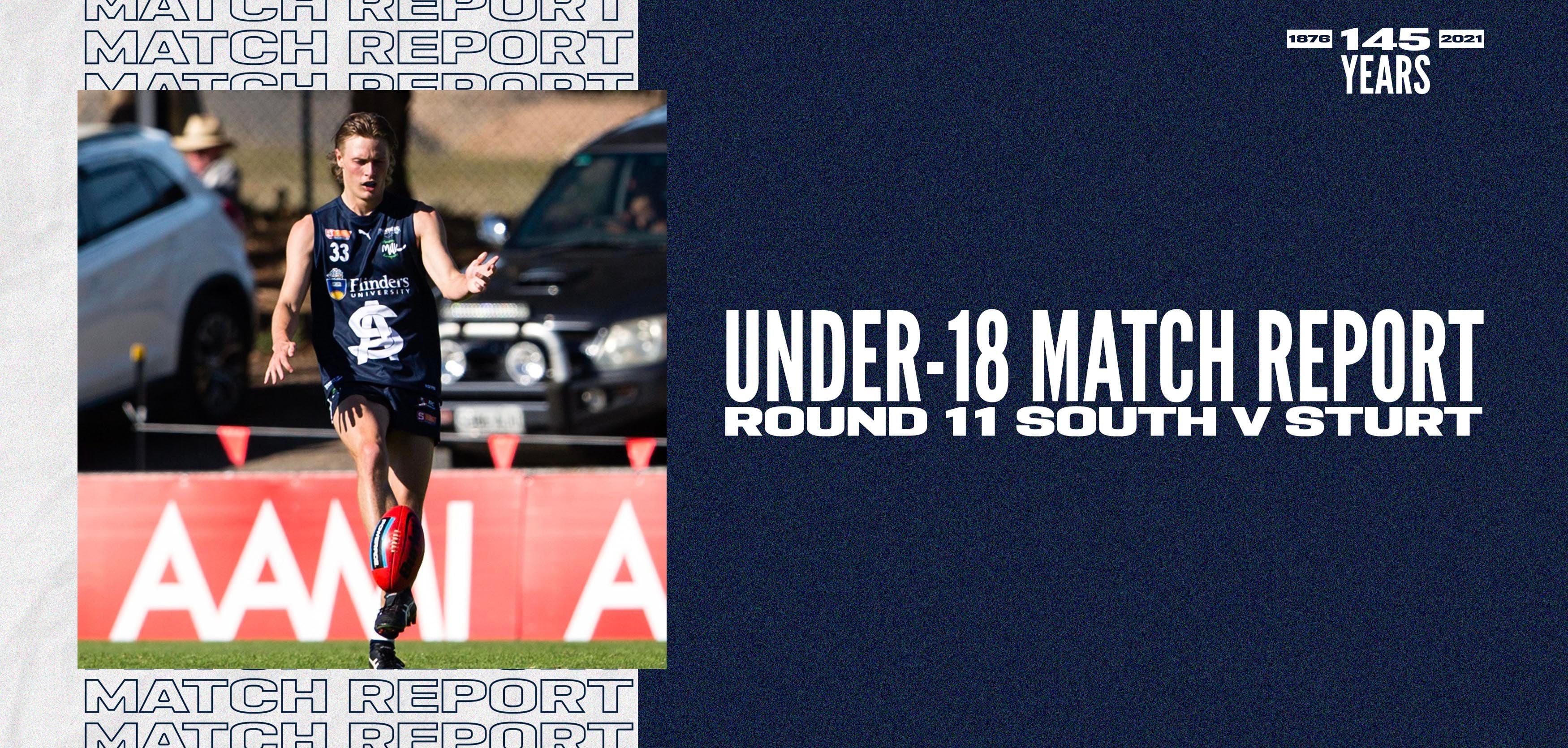 Under-18 Match Report: Round 11 vs Sturt Under-18 Match Report: Round 11 vs Sturt
